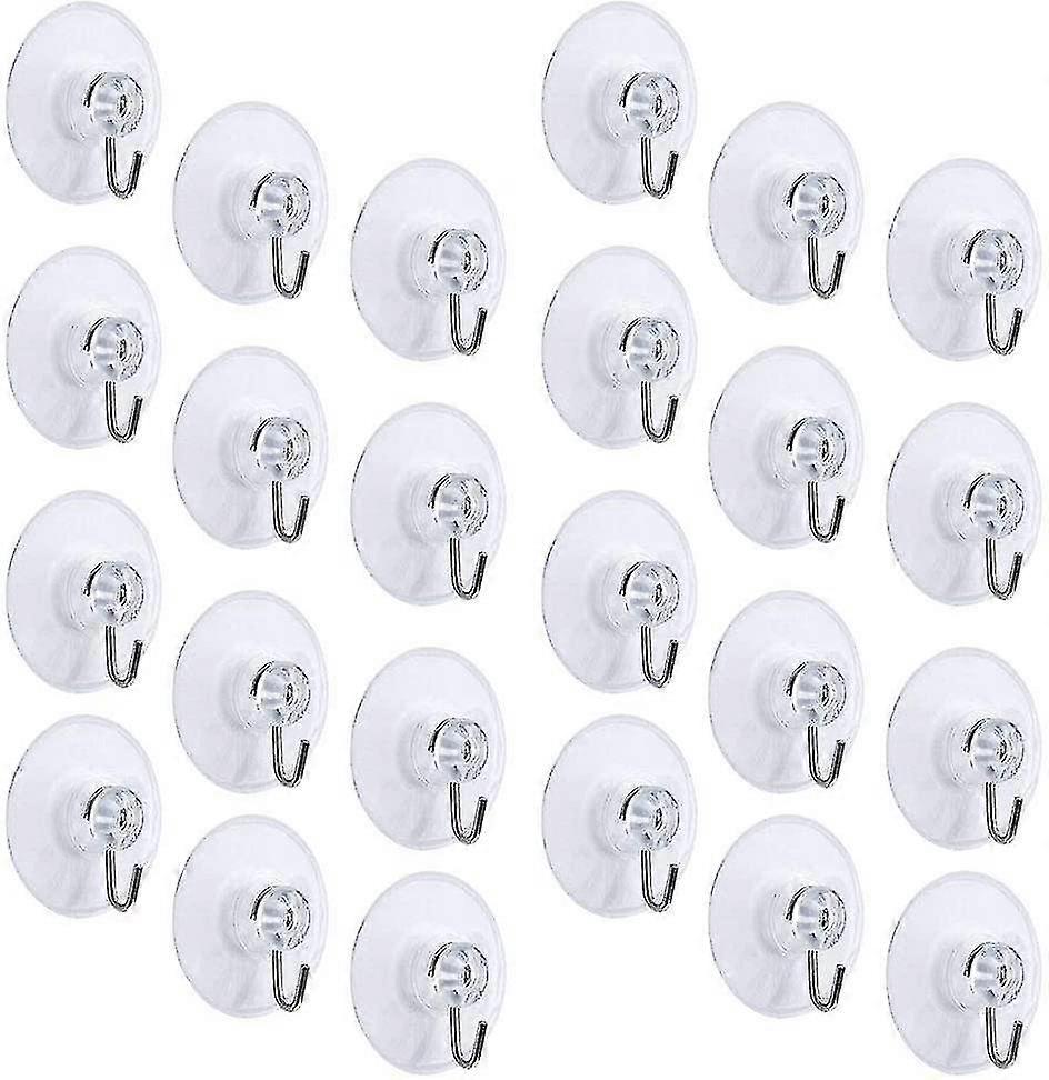24pcs Suction Cup Hooks With Suction Cup, Extra Strong Wall Hook, Window Suction
