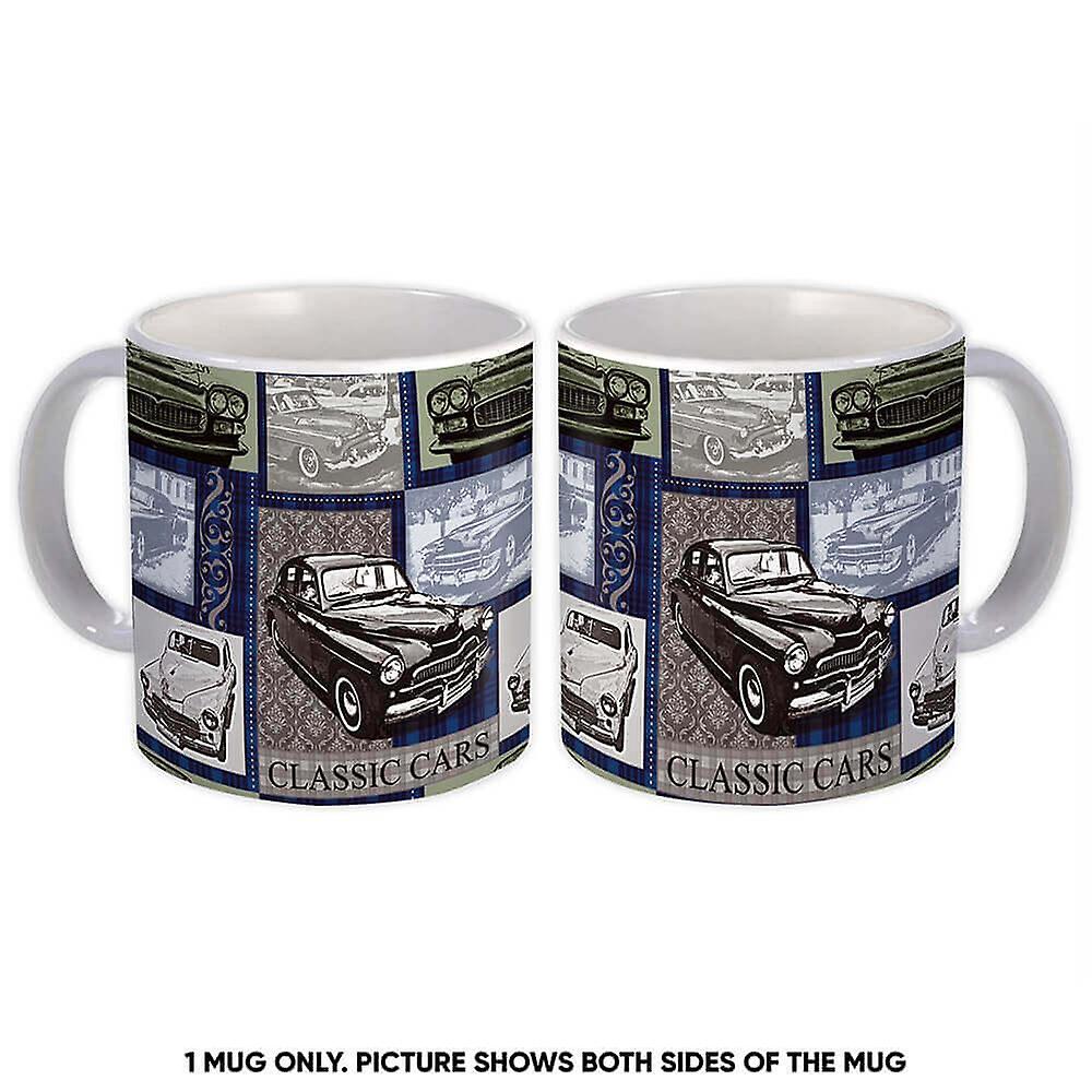 Geschenkbecher: Oldtimer Transport