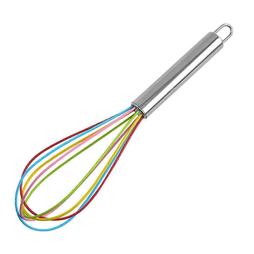 Egg Whisk, Stainless Steel Whisk kitchen Whisk Wire Whisk, Egg Frother, Milk and Egg Beater Blender Kitchen Utensils for Blending, Whisking, 8 Inches
