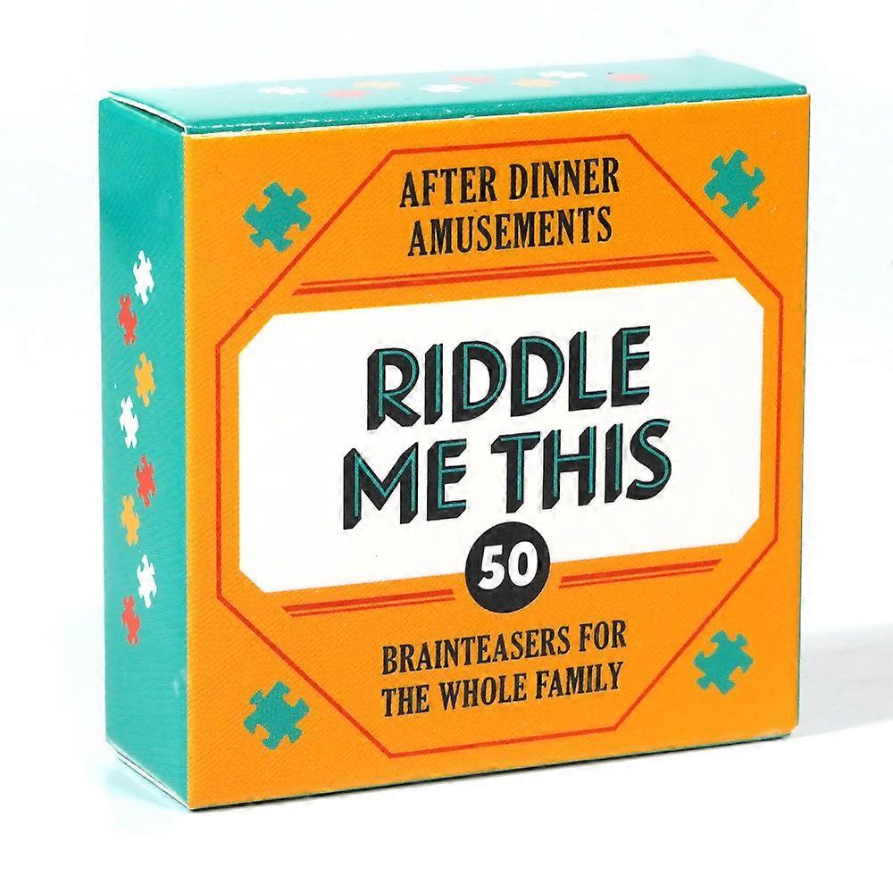Chronicle Bøger Efter middagen Forlystelser Hvor godt kender du mig Riddle Me This Go Forlystelser 50 fede ting Trivia kortspil