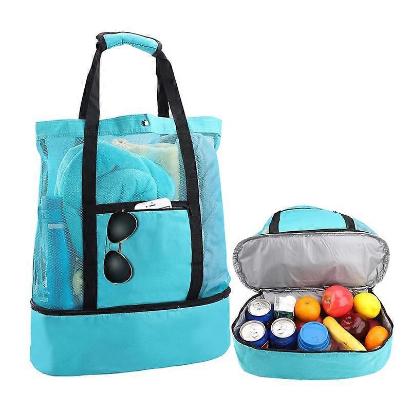 Ultra-Lightweight Minimalist Double Layer Travel Bag - Stylish & Versatile for Beach & Outdoor Adventures, Features Insulated Layer for Cold Beverages