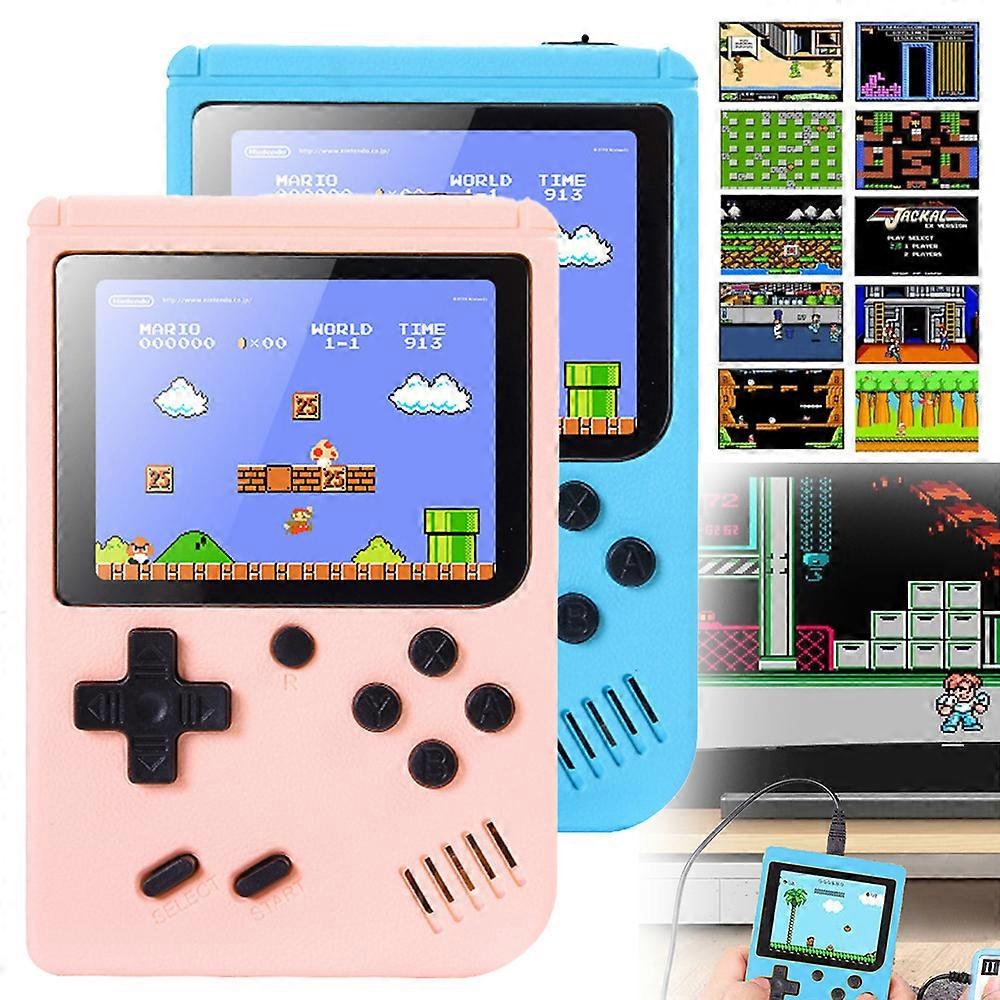 Retro Vintage Style Gameboy Machine Mini Handheld Video Game Console Built-in 500 in 1 Classic Game Player Kids Adult Fun Toy Gifts