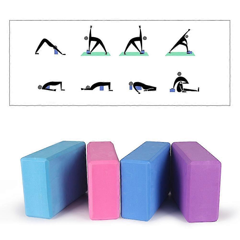 Yoga Block EVA Foam Exercise Aid for Stretching and Body Shaping