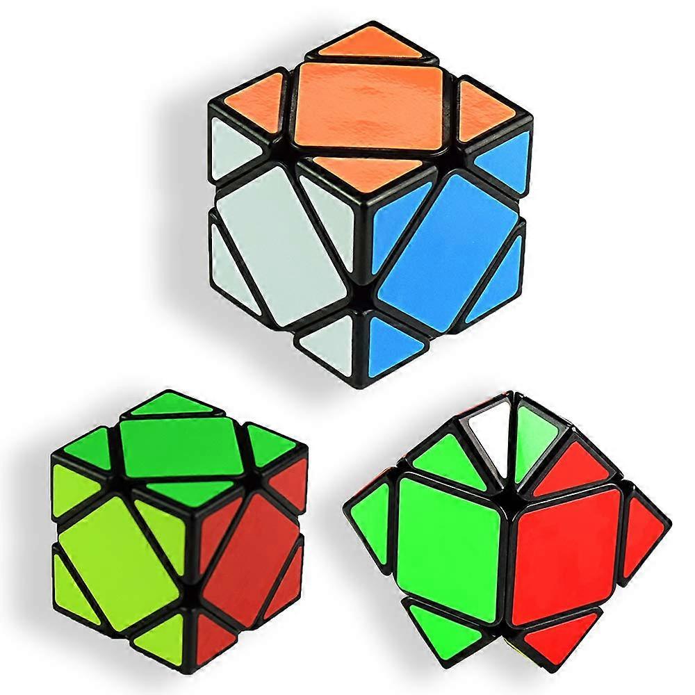 3x3 Intelligence Black Base Speed Puzzle Magic Cube for Kid Child