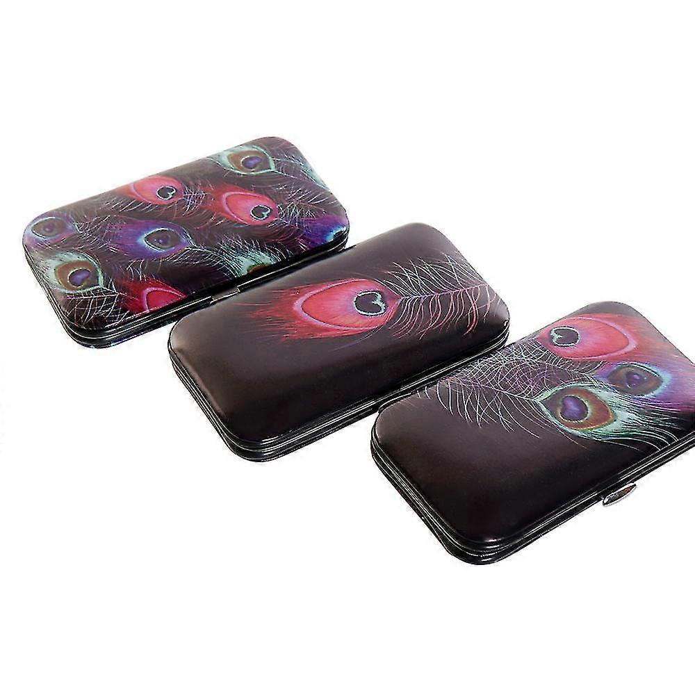 Manicure Set Black Stainless Steel (3 Pcs)