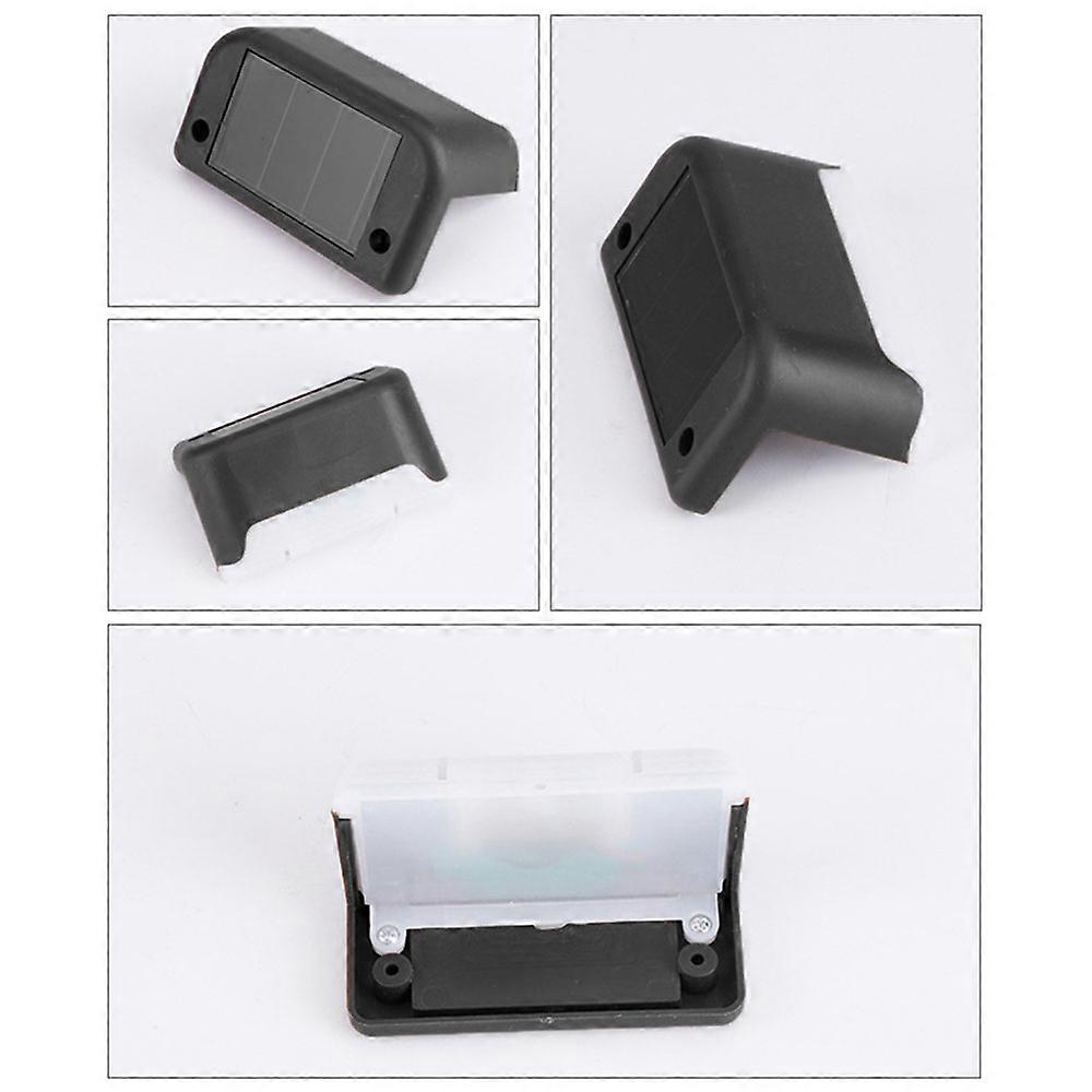 New 8Pcs Waterproof Solar Deck Lights Outdoor Backyard Decor Outside Step Lights