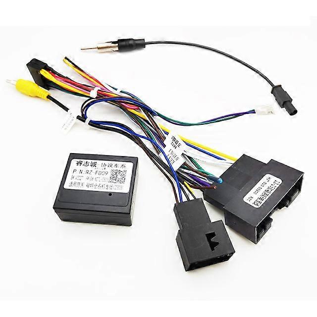 Car Android Harness Adapter CAN Bus Decoder 16Pin Plug to 24 Pin Ford ACM Head Unit Connector Cable for Focus MK3 Fiesta Mondeo