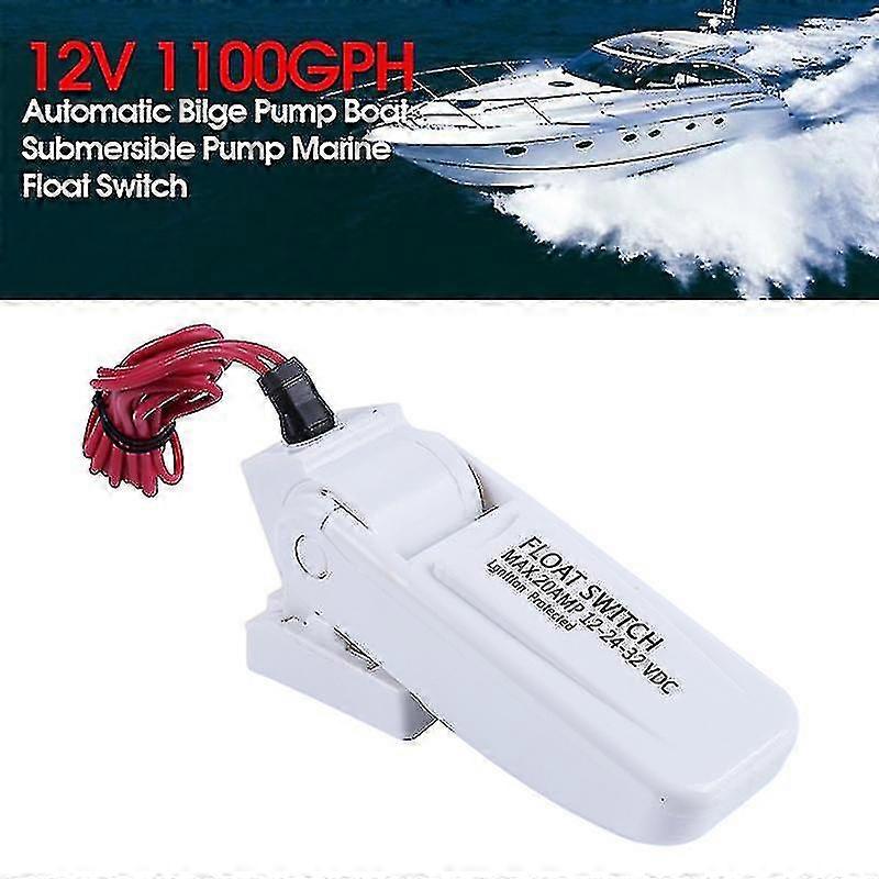 12v 1100gph Automatic Bilge Pump Boat Submersible Pump Marine Float Switch