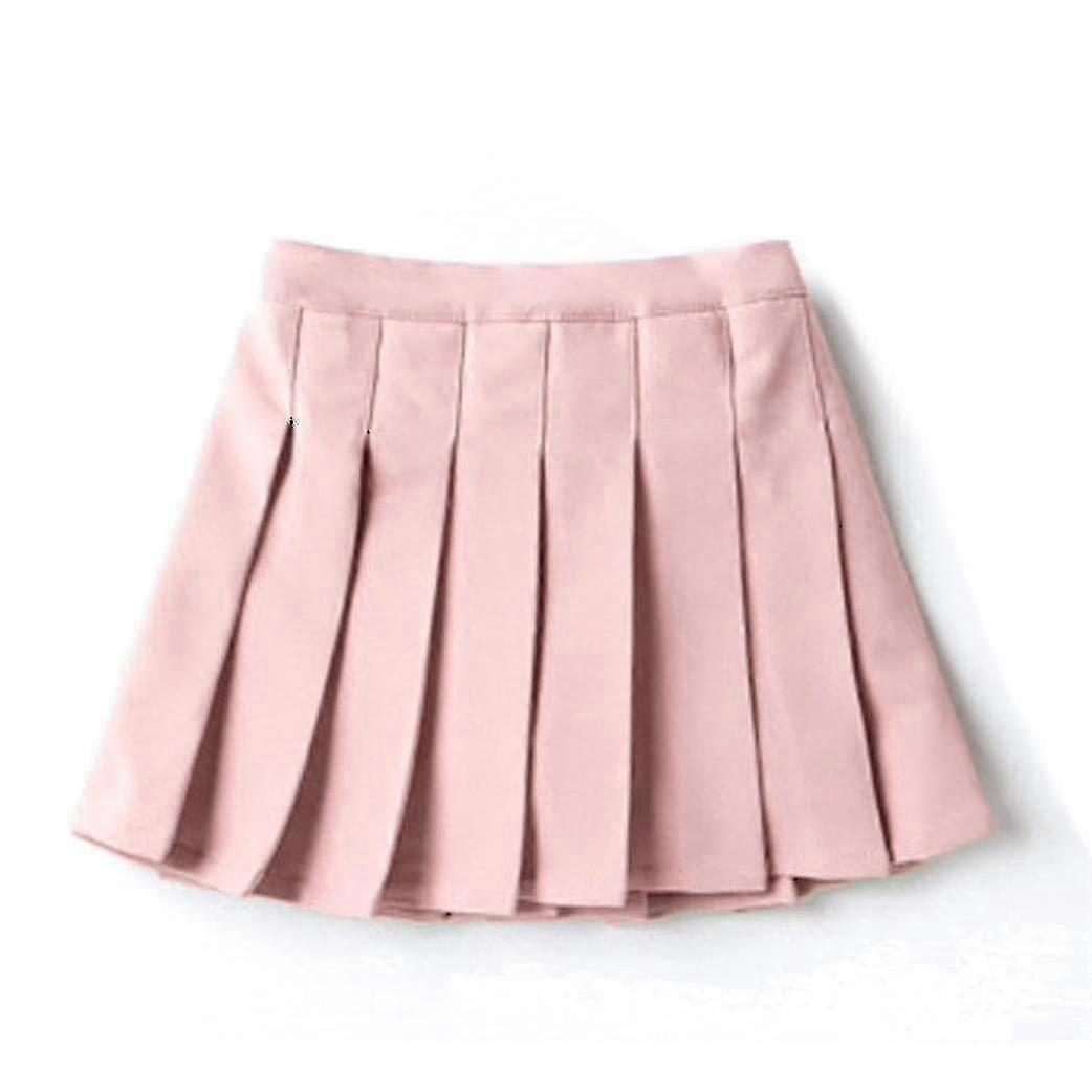 בנות עם קפלים גבוהים רוכסן בסגנון טניס מחליקה חצאית מיני (ילדים) [משלוח חינם]