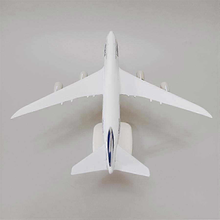 18.5 1:150 Scale Model Airplane Prototype Boeing 747-400 Model Jet Goods Wheeled Resin Diecast Collection Gift Ornament (Color