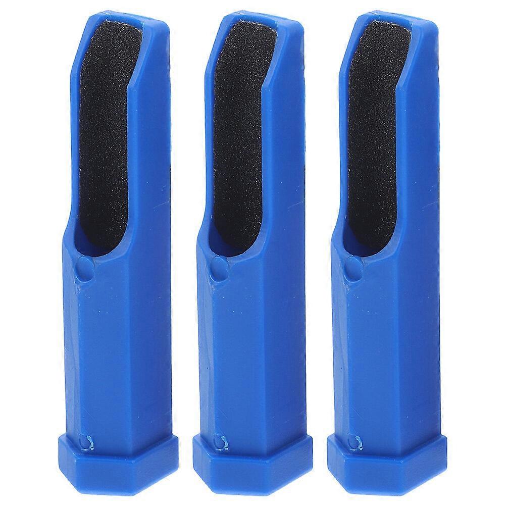 3 Stück Pool-Queue-Tip-Shaper Kunststoff-Trimmer-Queue-Krawatte Polier-Queue-Tip-Reparaturtrimmer