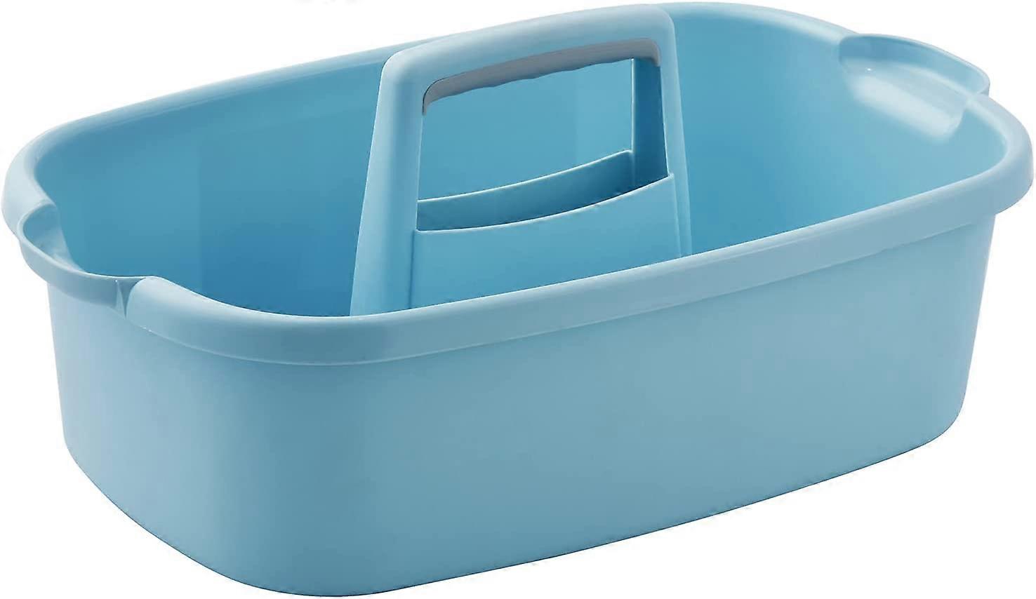 Large Plastic Shower Caddy Tote, Portable Storage Caddy Basket Organizer with Handle