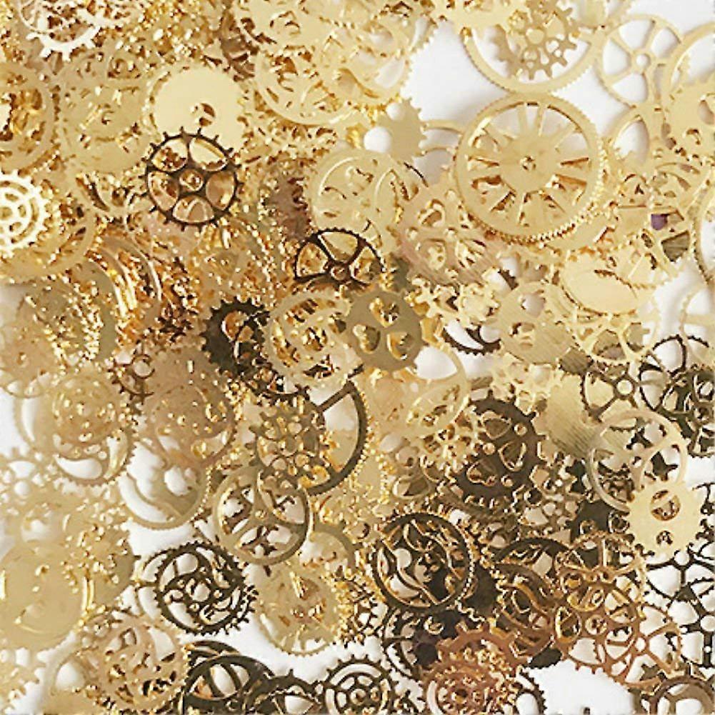 Nagelschmuck Time Gear - Full Gold Mixmake up