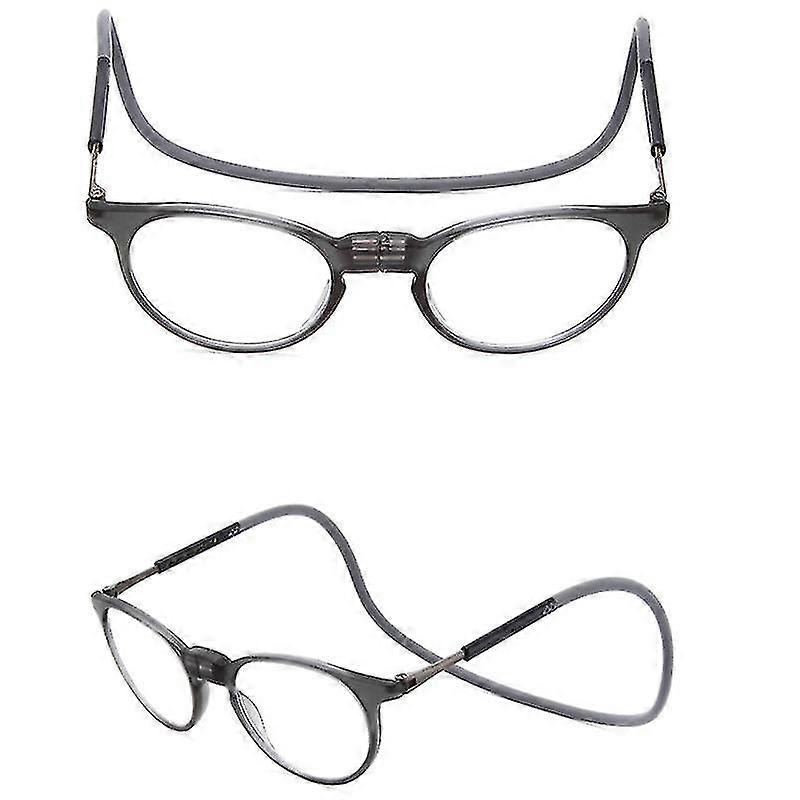 Lunettes de lecture aimantées à col suspendu rond Lunettes télescopiques Unisexe - MXBC
