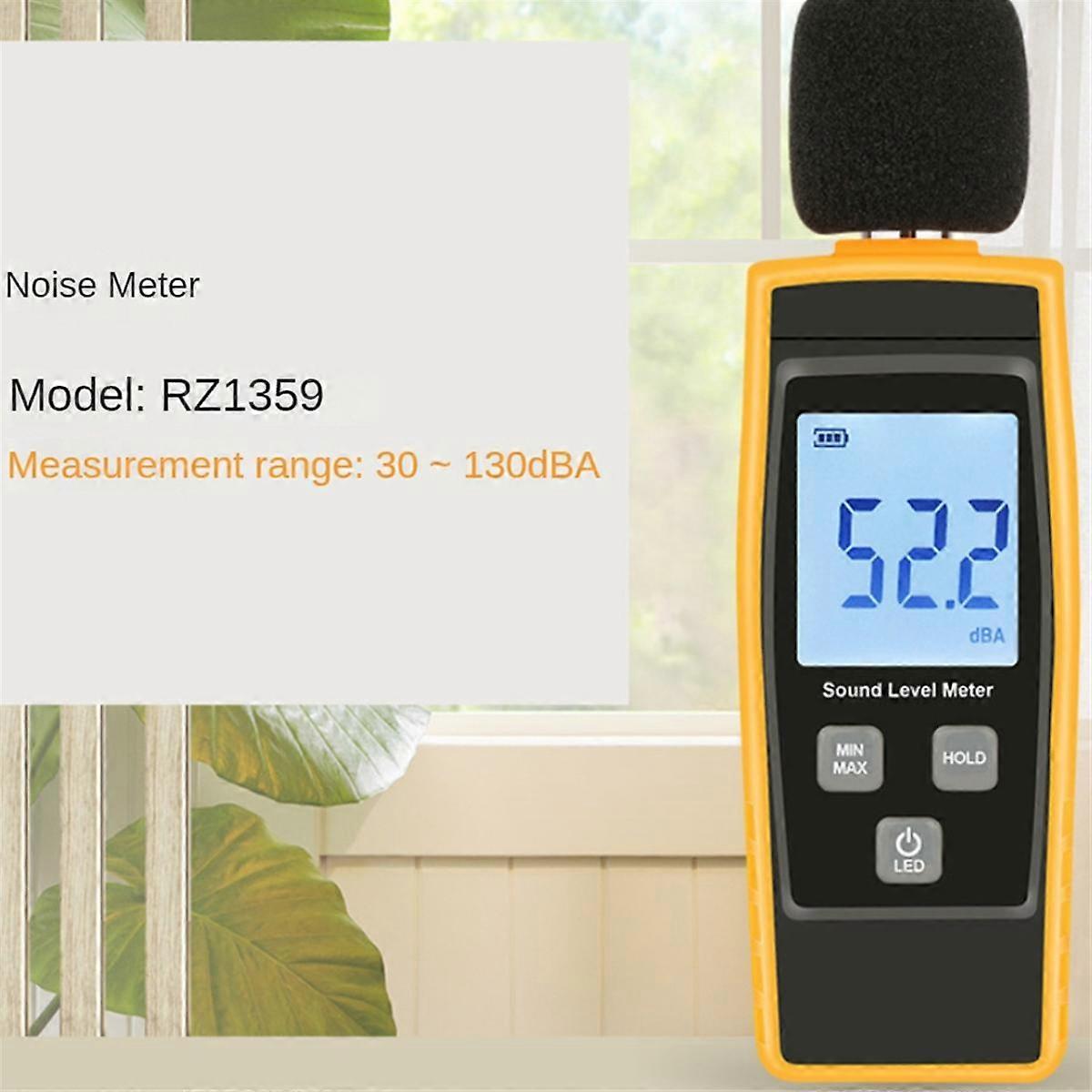 Sonomètre Sonomètre Numérique Portable DB Mètre Sonometros Bruit Audio Level Meter 30-130DB Décibels Mini Sonomètre