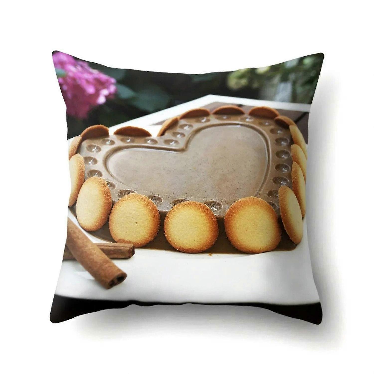 Tryck örngott Soffa Kuddfodral Design Stil -395