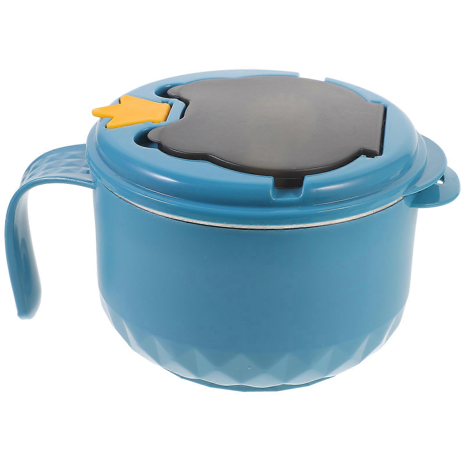 Instant Noodle Bowl Useful Soup Bowl Portable Instant Noodle Cup with Handle