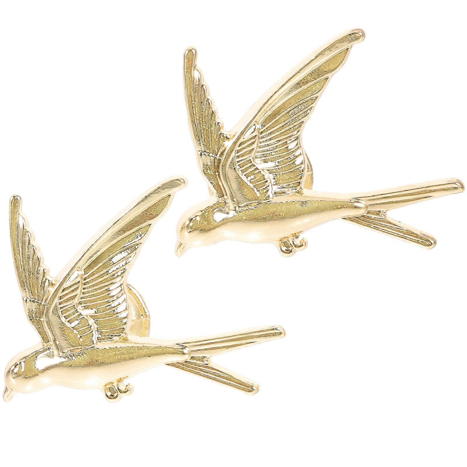 2pcs Cabinet Handles Decorative Door Knobs Interior Door Handle Bird Drawer Knobs