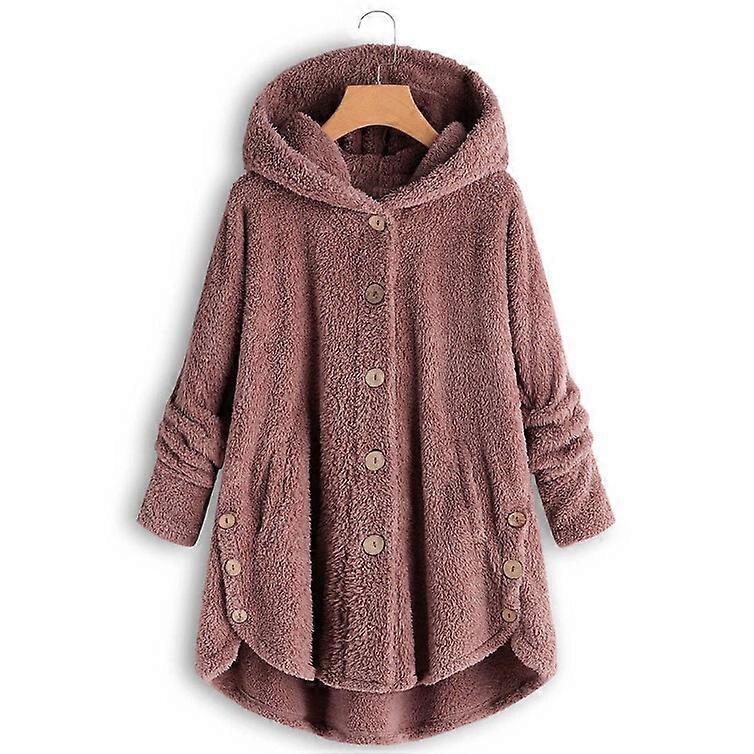 Women Fleece Hoodies Jacket Warm Sherpa Winter Coats Outerwear