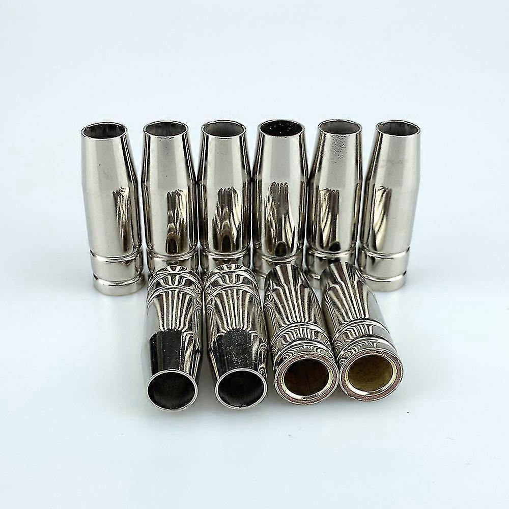 10pcs 15ak Gas Nozzle Euro Style Mig Welding Gun Tip Nozzle Shield Cup For Mb 14ak 15ak Mig Welding Torch