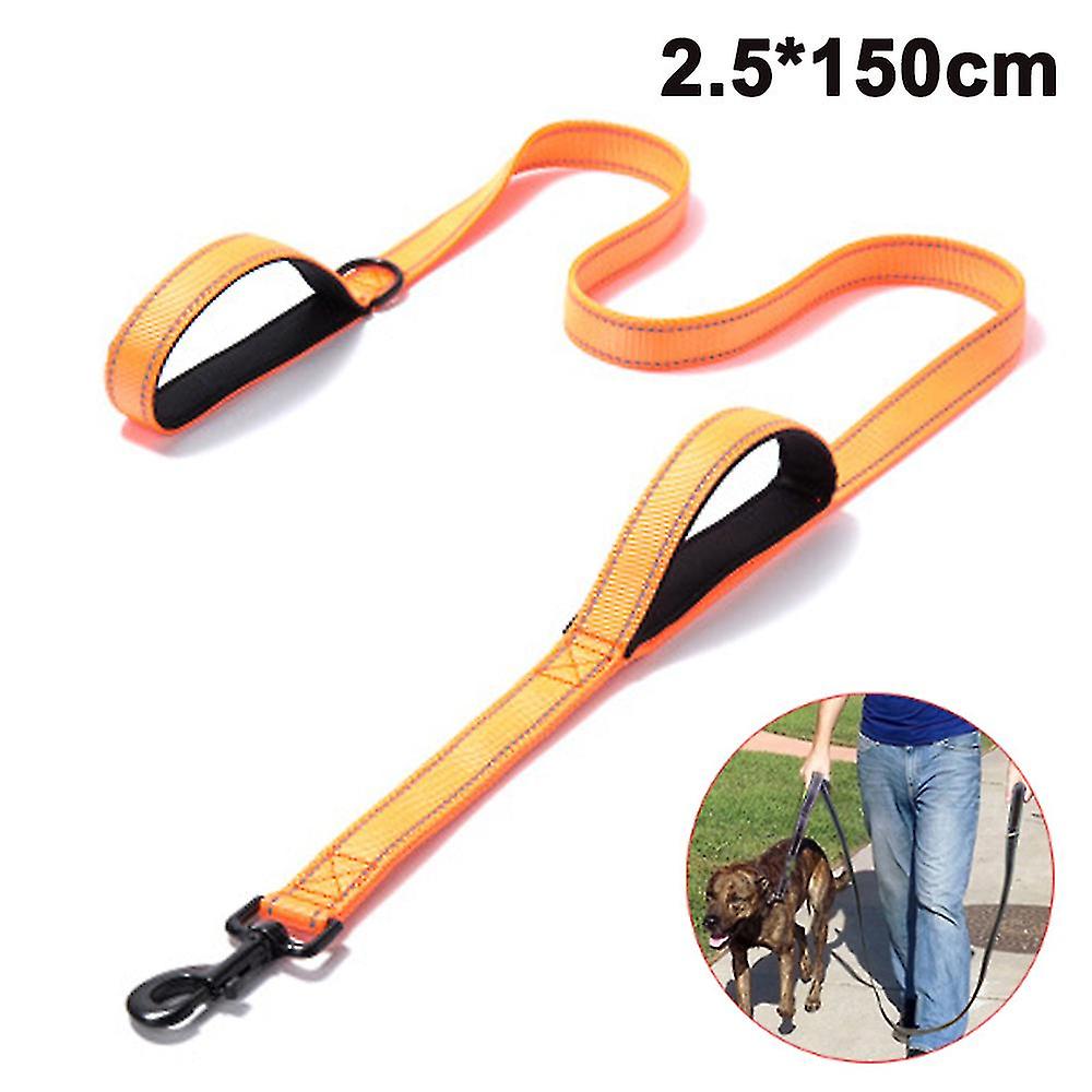 Dog Leash Long Traffic Padded Two Handles Heavy Duty
