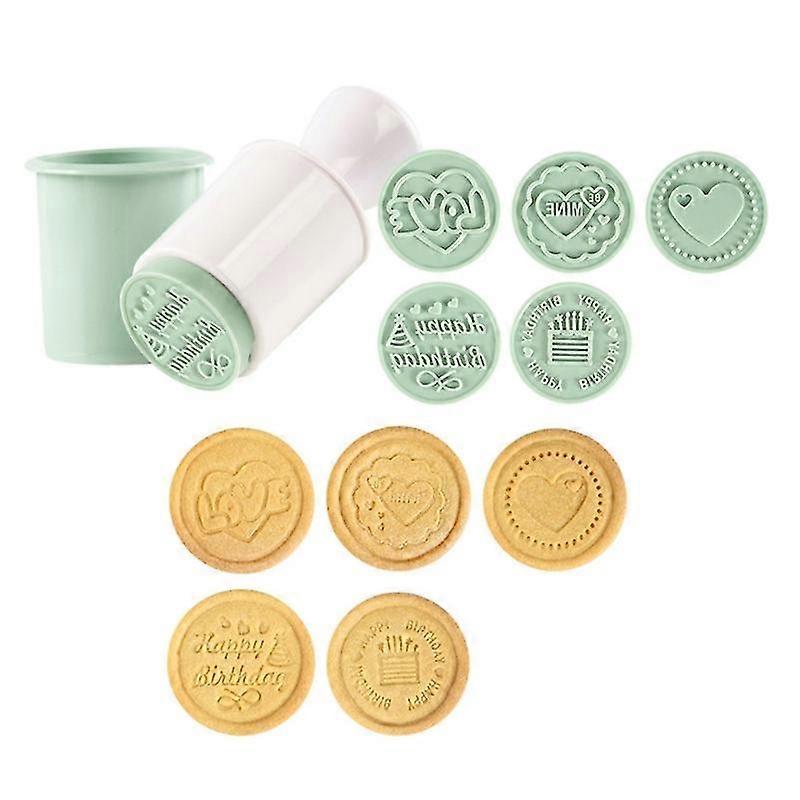 Different Pattern Heat Resistant Press Diy Biscuit Stamps Cake Molds For Baking