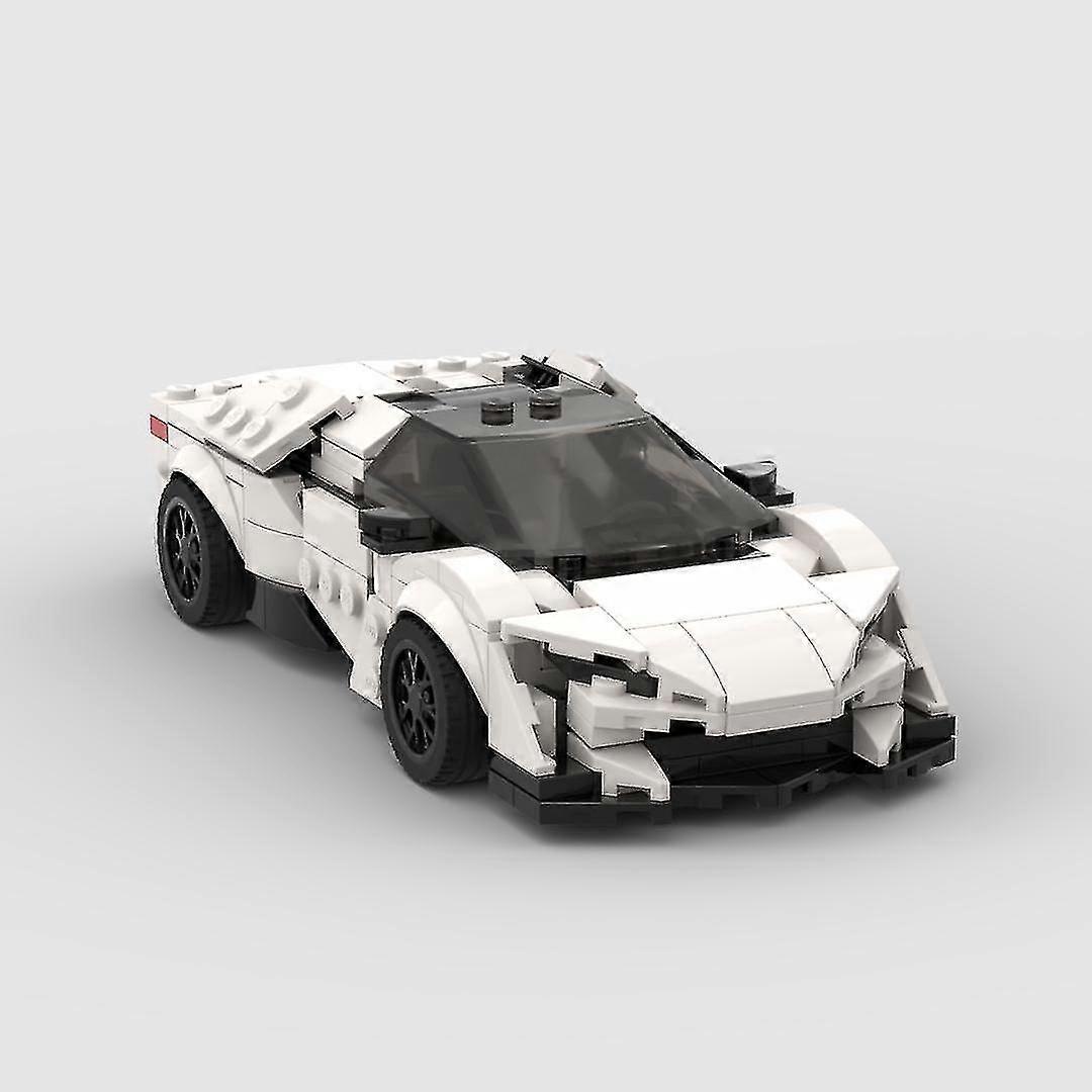 Lycan Hypersport מירוץ מכונית ספורט מהירות רכב אלוף רייסר אבני בניין לבנים צעצועי מוסך יצירתיים לבנים מתנות