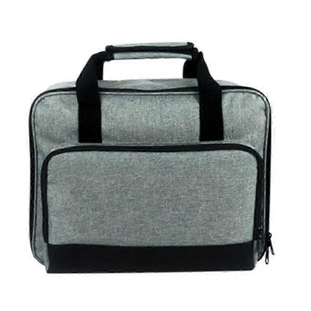 Projector Case Projector Bag With Accessories Storage Pockets Carrying Case Compatible For Tools Accessories Gray