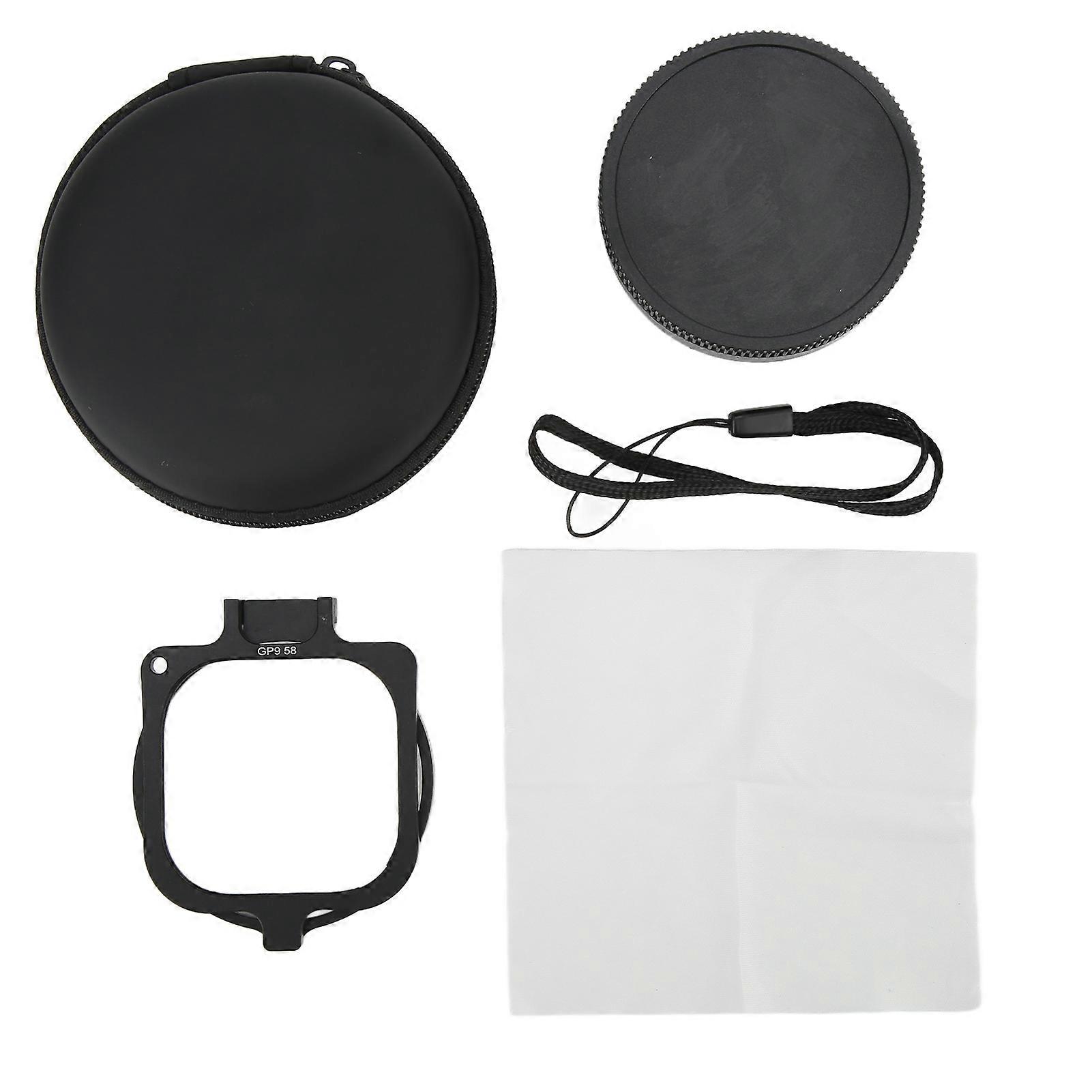 JUNESTAR 58mm Diving Filter for HERO 9 Motion Camera Underwater Diving Lens, Red Filter