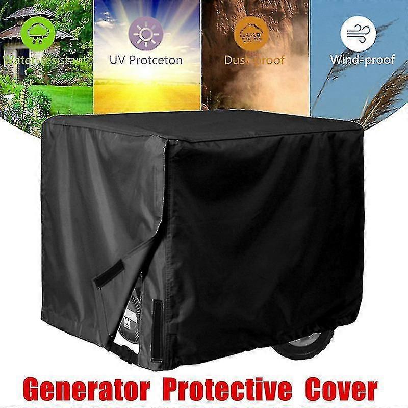 Waterproof Universal Generator Cover 24 X 20 X 20 Inch - For Most Generators 5000-10000 Watt, Black