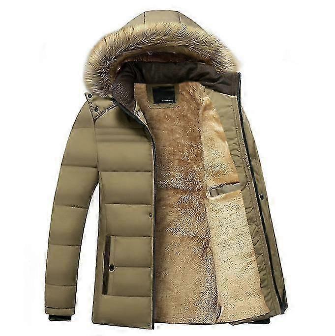 Men's Winter Coat Warm Hooded Jacket fast