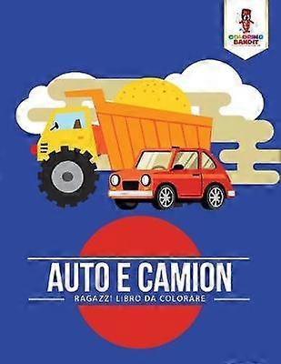 Auto E Camion Ragazzi Libro Da Colorare