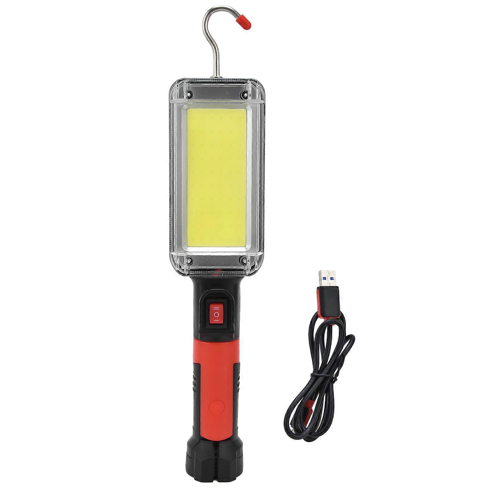 LED portable work light with hook for camping outdoor maintenance