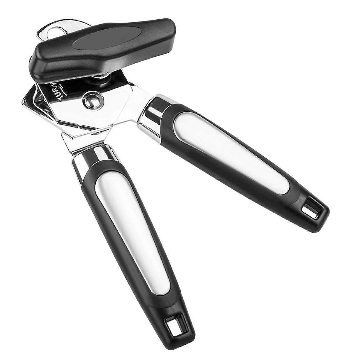 Abrelatas, acero inoxidable, borde liso, abrelatas manual