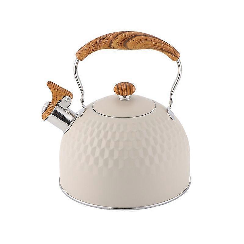 2.5 liters stainless steel whistle kettle flat bottom large capacity whistle Kettle induction cooker universal kettle