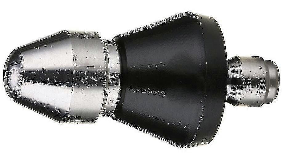 Rotary Pipe Cleaning Nozzle For Pipe Cleaner Quick Coupling Connection(1pc, Black)