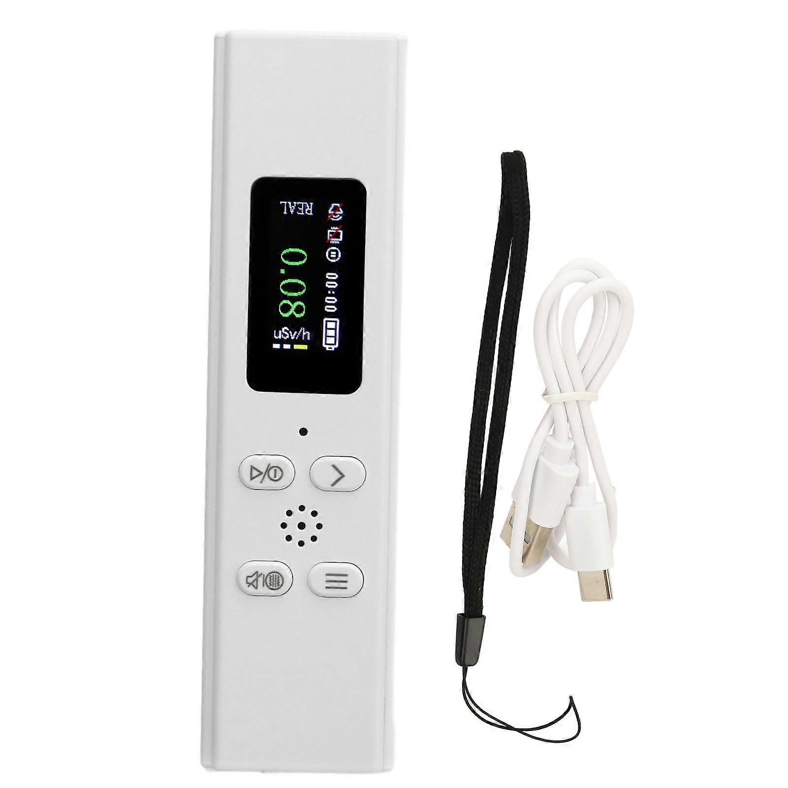 Rankomu Nuclear Radiation Monitor Nuclear Radiation Detector Monitor, Portable Geiger Counter with Alarm, High Accuracy, Quick Response, Handheld