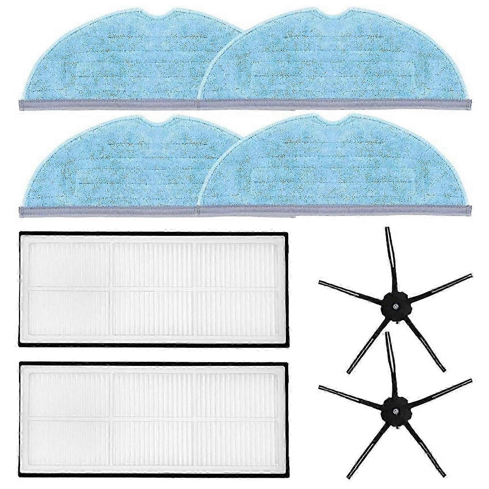 For Roborock S7 T7 T7 Plus 8-pack With Filter Side Brush Wipe