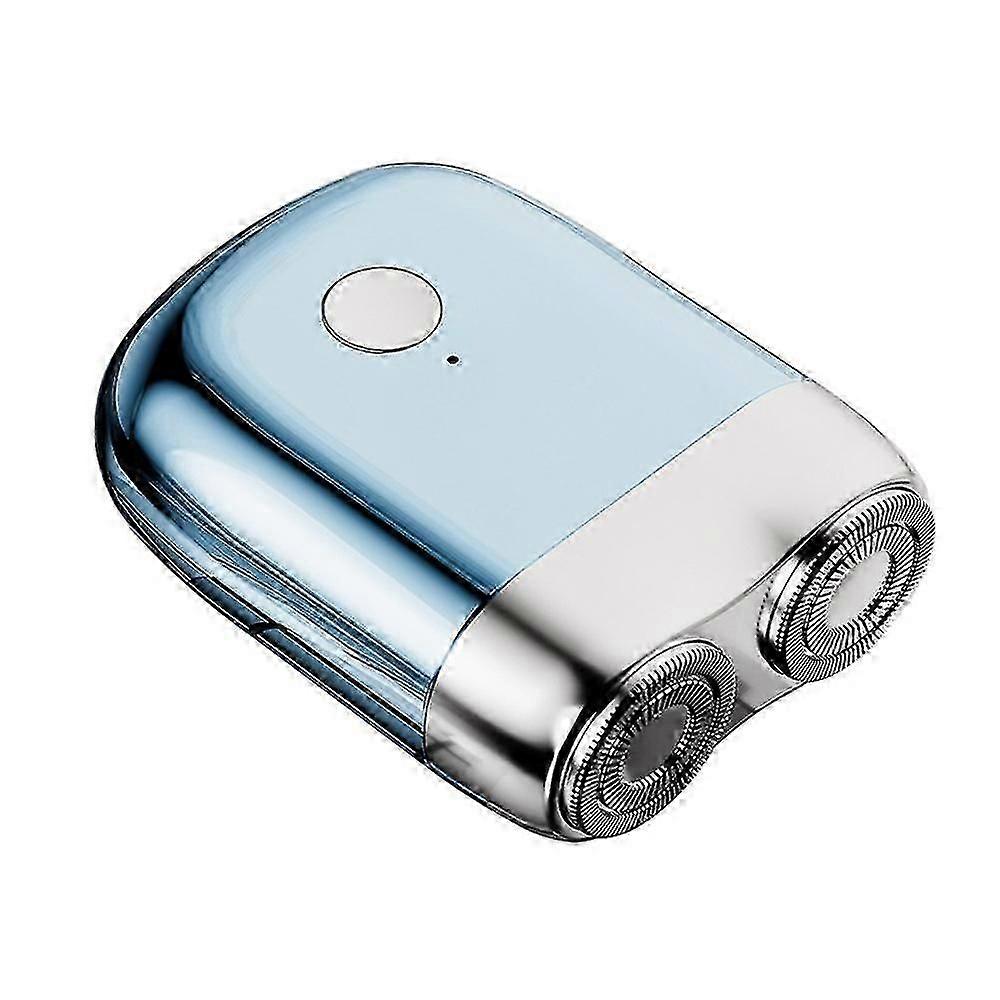Men's Electric Shaver Mini Portable Razor Double Headed Magnetic Washable Shaver