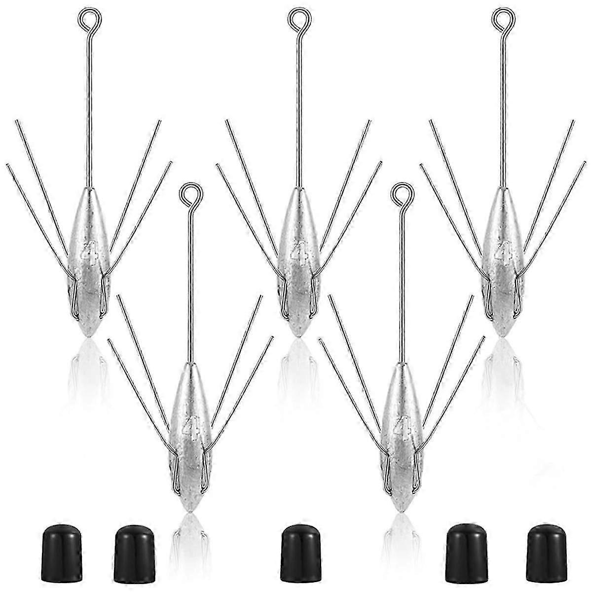 5 Sputnik Sputnik Sinker αλιευτικού εξοπλισμού Long Tail Fishing Weights Lead Saltwater Surf Casting Sinker