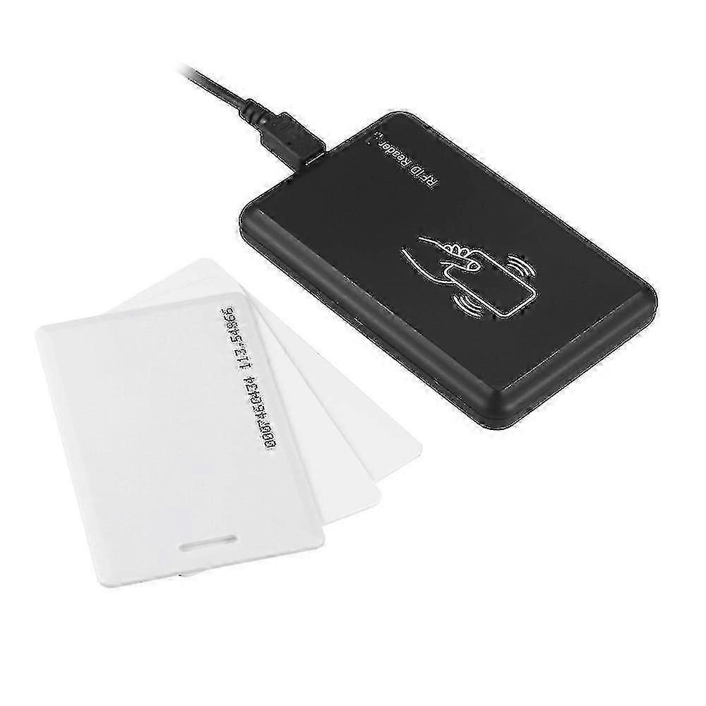 125KHz & 13.56MHz USB Proximity & Contactless Smart RFID Card Reader Dual Frequency Programmable Des