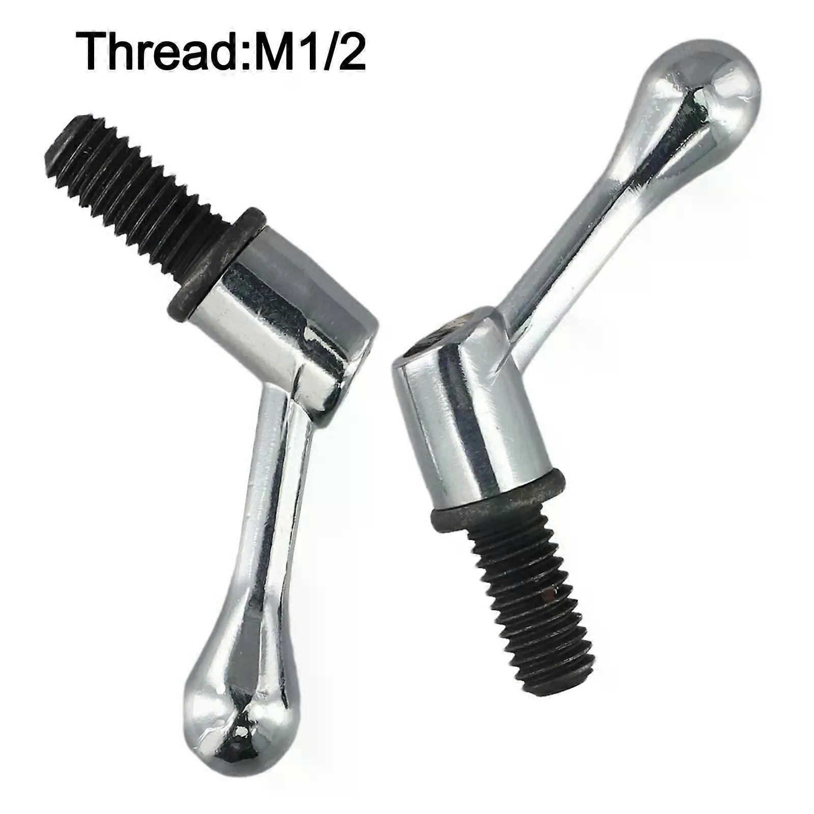 2PC Milling Machine Adjustable Fixed Handle Table Lock Bolt Mill Handle M1/2 Thread Railing Screw Thread Lock Fixed Handle