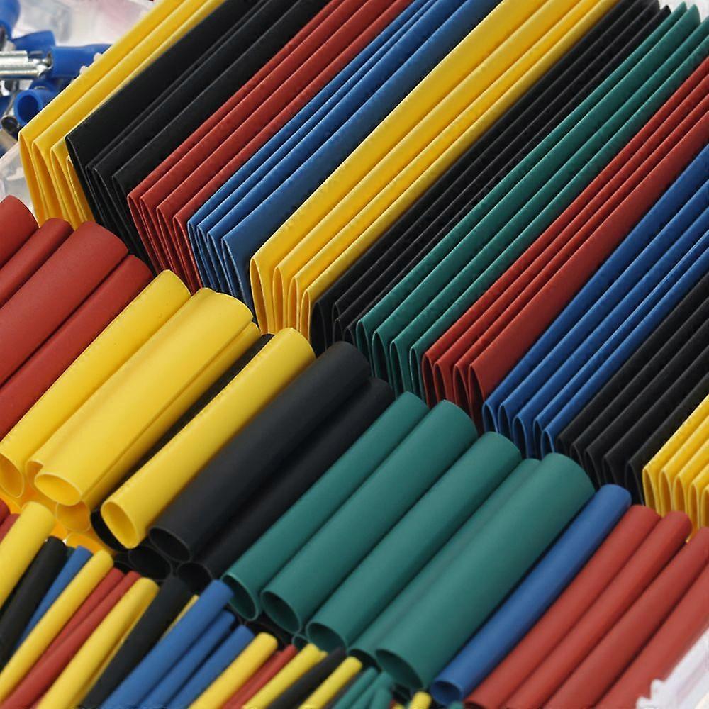 328pcs 8 Sizes Professional Colorful Polyolefin 2:1 Halogen-Free Heat Shrink Tubing Tube Sleeving 1.0-14.0