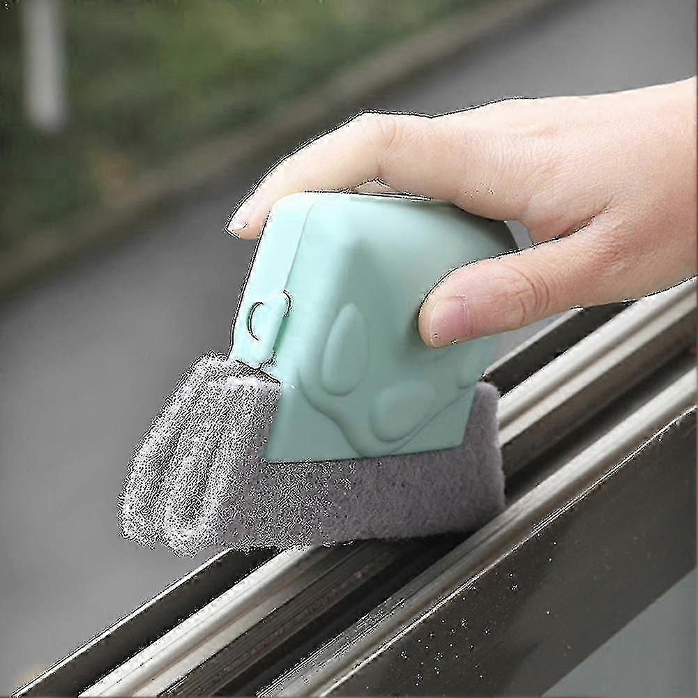 1pc Random Color Window Cleaning Brush Groove Cleaning Brush Slot Cleaning Gap Brush Household Window Cleaning Tool