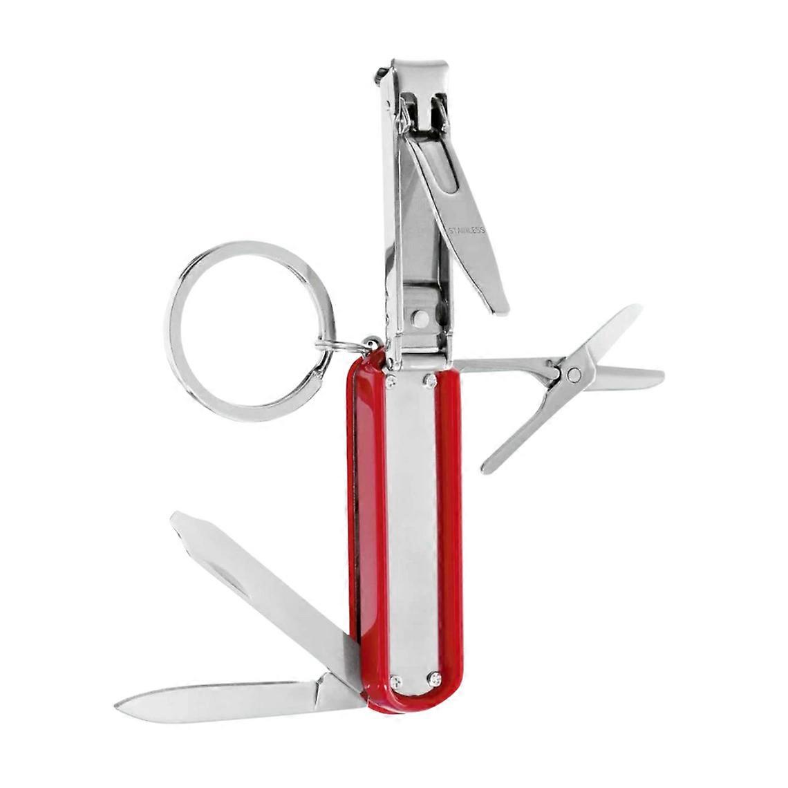 Canif Multi Outils Inox/ Rouge