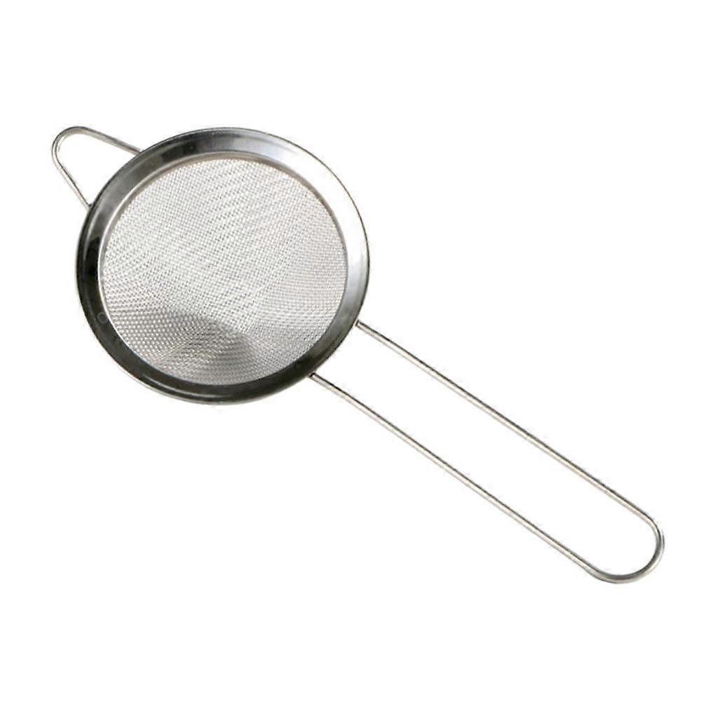 Colander Stainless Hot Pot Cocktail Strainer w/ Long Handle