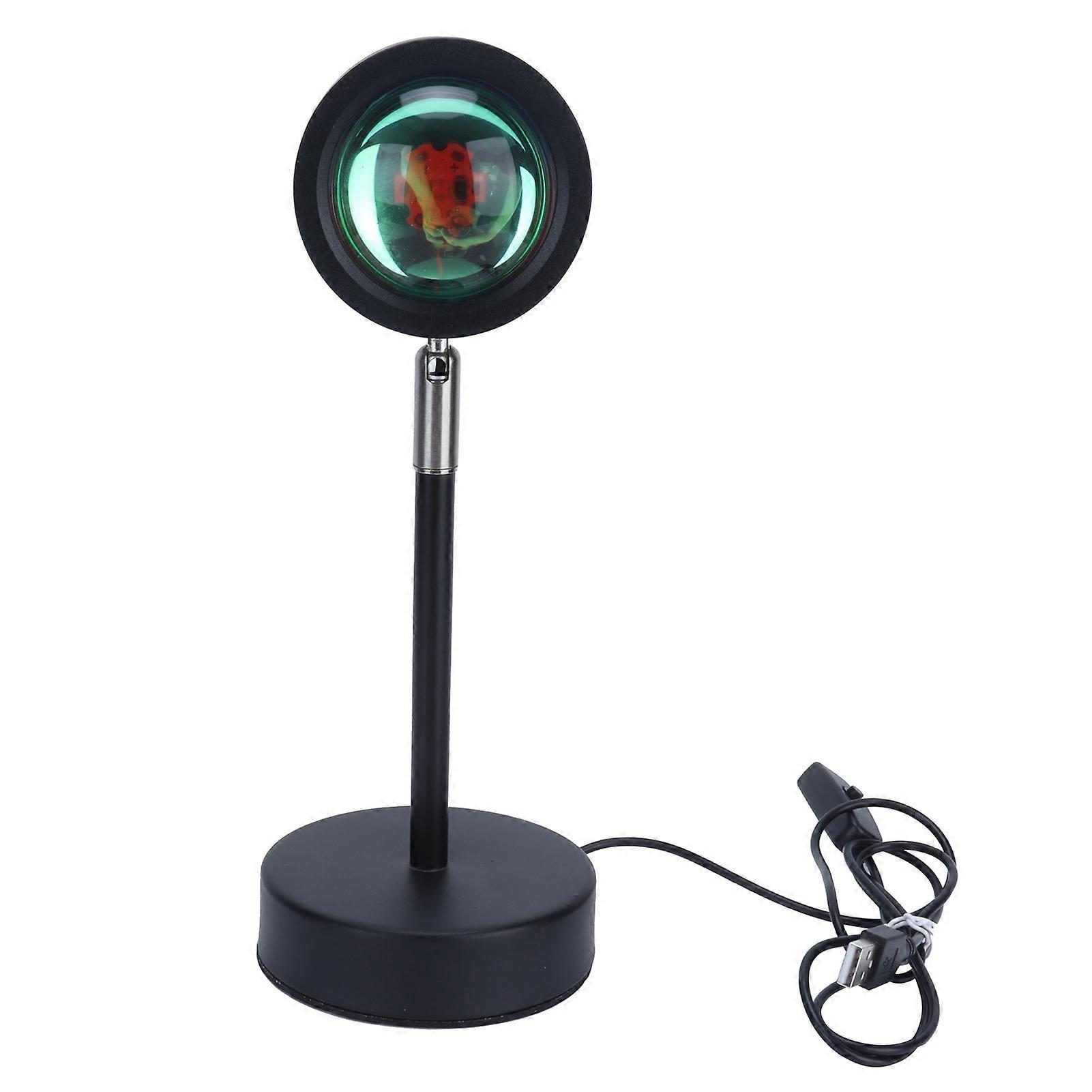 USB Projection Lamp for Bedroom Ambient Lighting, Home Broadcast Background, LED, Adjustable Brightness, Colorful Effects
