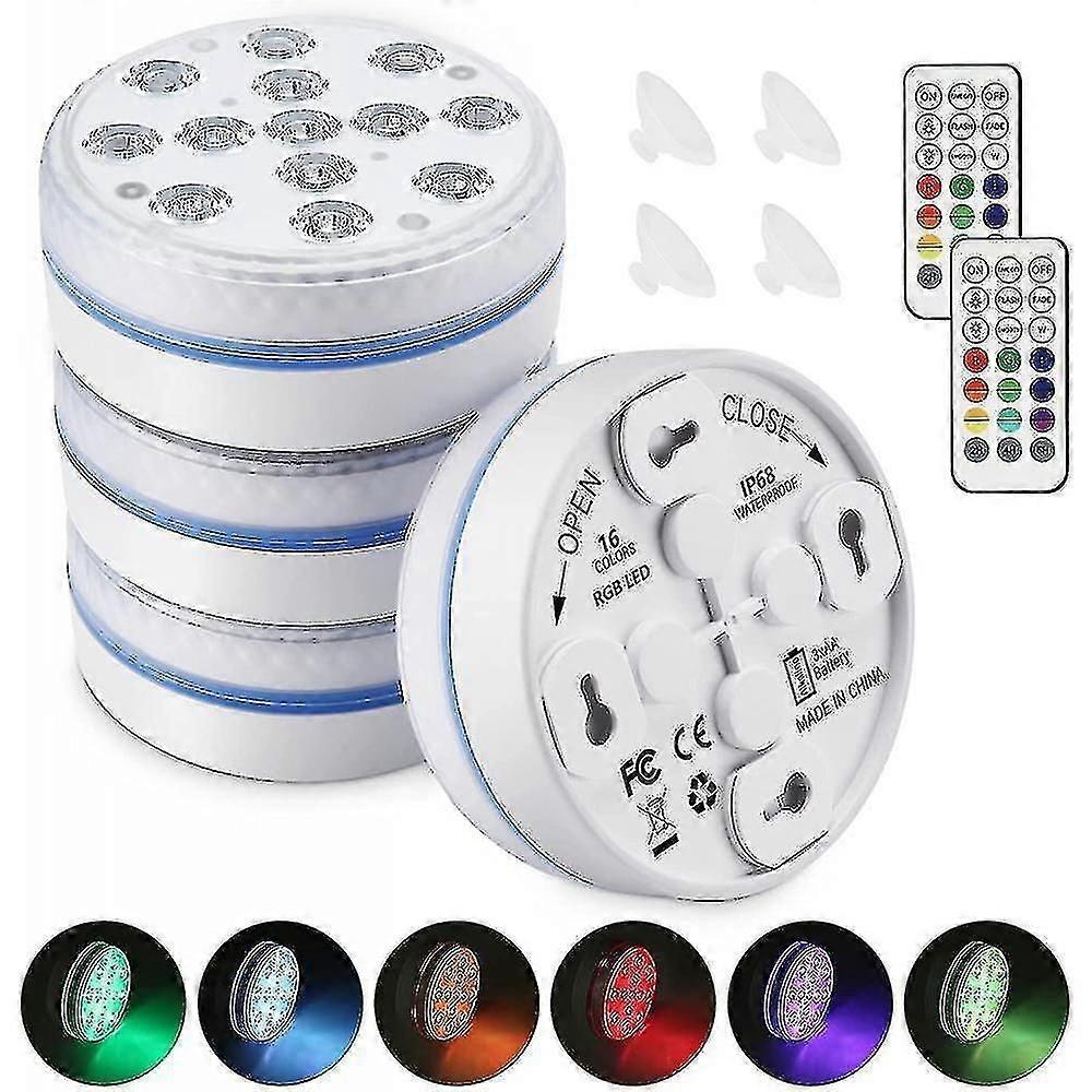 Luci per vasca idromassaggio, luci da piscina subacquee impermeabili, luci magnetiche per bagno per spa pigra