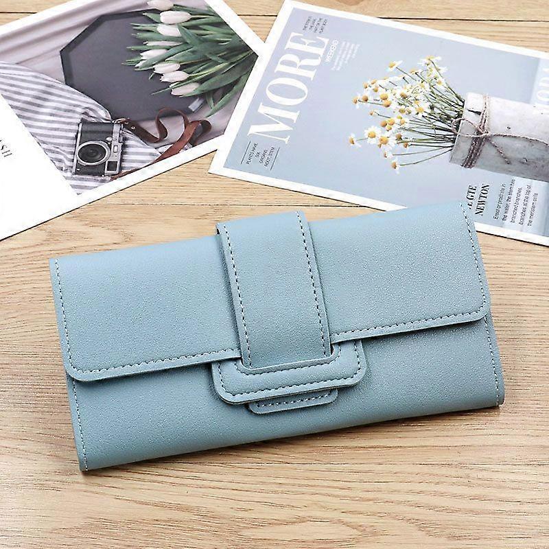 محفظة جلدية PU للنساء نحيف مخلب طويل مصمم ثلاثي الطيات حامل بطاقة الائتمان السيدات المنظم Type5