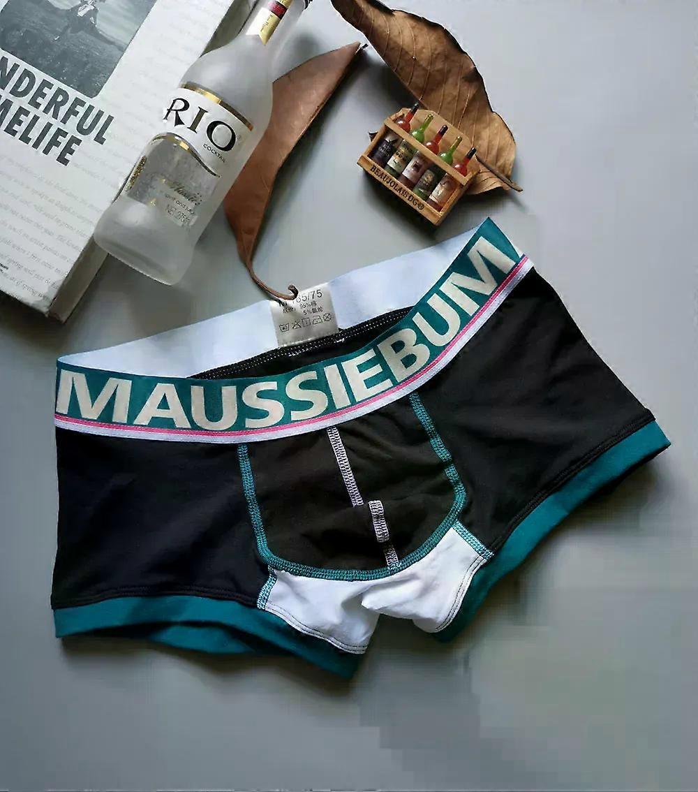 Aussiebum The New Hit Color Fashion Flat Corner Panties Men'S Low-Waisted Youth Four-Corner Pants